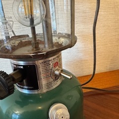 Coleman ランタン　ビンテージ　電球化の画像