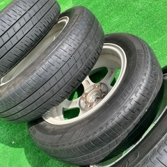 軽自動車用 夏タイヤ155/65R14 ホイール付き セット！の画像