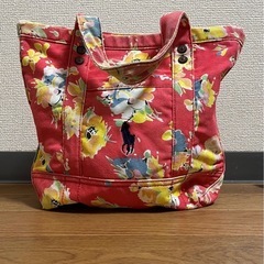 ラルフローレン　花柄　トートバッグ