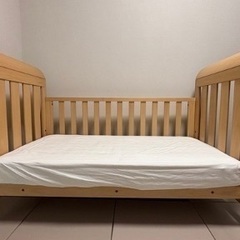Boori 6歳までベッドスレイ　純正マットレス付、純正シーツセット付