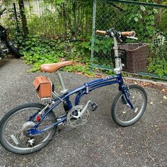 DE01 9段変速 電動自転車 折りたたみ自転車 DE01 ネイビーブルー（51921）の画像