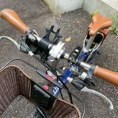 DE01 9段変速 電動自転車 折りたたみ自転車 DE01 ネイビーブルー（51921）の画像