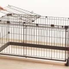 もっとお掃除簡単リッチエル 屋根付きペットサークル 120-60の画像