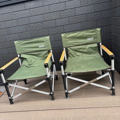 美品！Colemanチェア2脚セット☆BBQ アウトドア