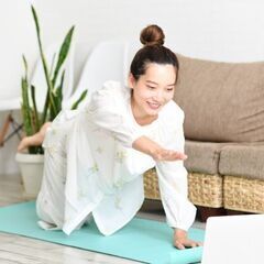 自宅でゆっくりオンラインヨガ🌻の画像