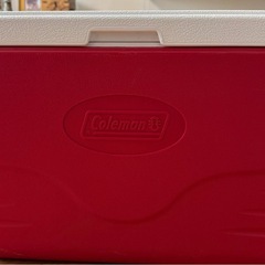 コールマン　クーラーbox赤
