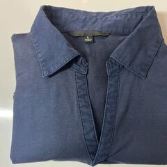 UNIQLO ユニクロ ポロシャツ （ネイビー）Lサイズの画像