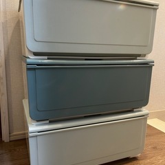 【引取限定】スタッキングチェスト3段