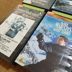 値下げ　11日まで掲載　映画007 VHSビデオテープ8巻セット　中古の画像