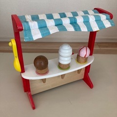 アイス屋さん　玩具　おままごと　木製　　　