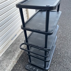 【引渡済み】シューズラック5段(傘入れ付き)の画像