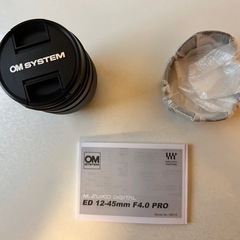 【新品】OM SYSTEM ED 12-45 F4.0 PRO ...