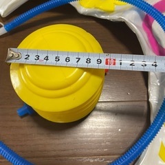浮き輪、空気入れセットの画像