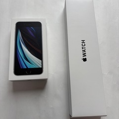 iPhone SE2 SIMフリー 64GBとApple wat...