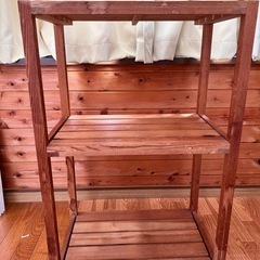 棚　シェルフ　ラック　木製