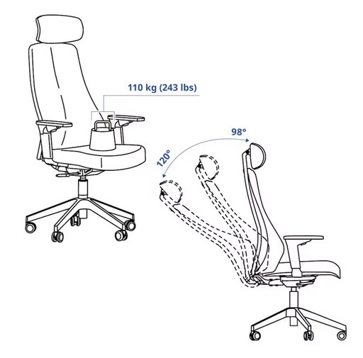 IKEA ゲーミングチェア MATCHSPEL