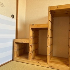 【IKEA】 TROFAST トロファスト 階段型 カゴ付きの画像