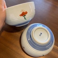 有田焼 胡窯 どんぶり 2つセット　小さめの画像