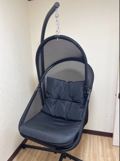 AZUMAYA ハンギングチェア ブラック