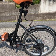 折りたたみ自転車の画像