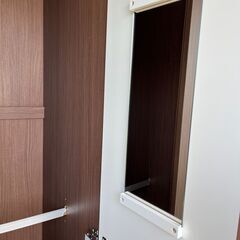 ワードローブ クエスT 60WR MBR  ニトリの画像