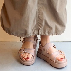 あしながおじさん チュールダブルベルトサンダル　S/22.5cmの画像