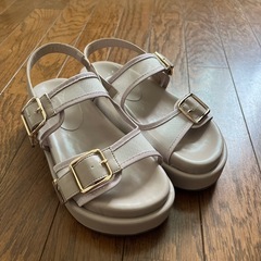 あしながおじさん チュールダブルベルトサンダル　S/22.5cm