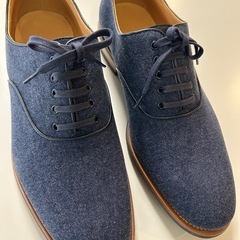 JOHNLOBBジョンロブ8695デニムシューズくつクツ紐靴レー...