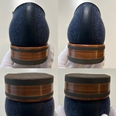 JOHNLOBBジョンロブ8695デニムシューズくつクツ紐靴レースアップシューズの画像