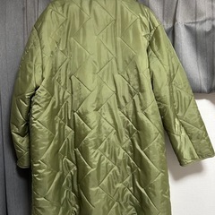 【SPOC STORE】オーバーサイズノーカラーキルティングコートの画像