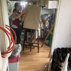 巨大な縦鏡