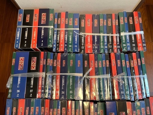 交渉可【未組立て品　おまけ付！】デアゴスティーニ　C62を作る全100巻