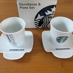 デミタス&プレートセットの画像