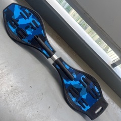 新感覚スケボー エスボード ブレイブボード キャスターボード ブルー 