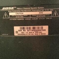 BOSE  DVDホームシアターシステム/CD/AMFM  音響セットの画像