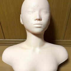 フェイシャル練習用ベージュマネキン