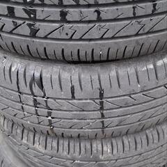 軽自動車夏タイヤアルミ4本セット8分山
