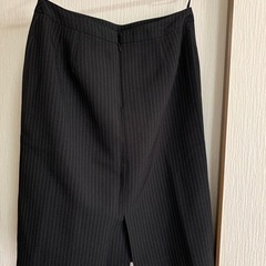 【美品】就活・ビジネス　ストライプスーツ3点セットの画像