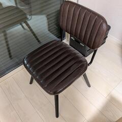 ニトリ　チェア　ブラウン