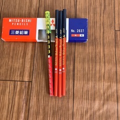 三菱　赤青鉛筆　3本