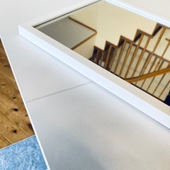 【決まりました・中古品】ニトリ ドア掛け 姿見 120㎝の画像