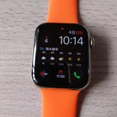 apple watch6 44ミリ ゴールドステンレスの画像
