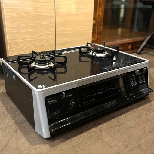 《売約済》【武蔵小山店】　ガスコンロ　都市ガス　パロマ　Paloma grandchef パロマグランドシェフ　ガス台　温度キープ　タイマー　水無し両面焼き　グリル　多機能