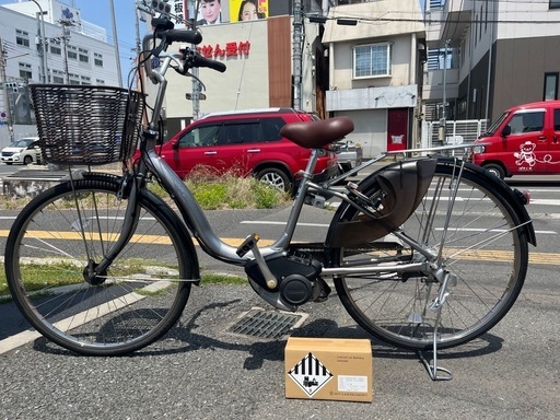 中古YAMAHA電動アシスト自転車　新品バッテリー付き