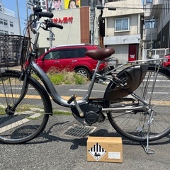中古YAMAHA電動アシスト自転車　新品バッテリー付き