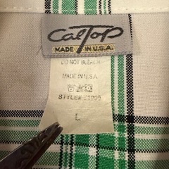 【超美品】90s CalTop USA製 カルトップ チェックシャツ XL相当の画像