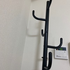✨️引取限定✨️🔥無料譲渡🔥ポールハンガー 衣紋掛け  ブラック