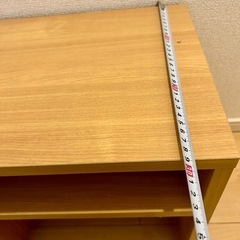 カラーボックス 1段 棚付き 5/13までの画像