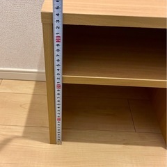 カラーボックス 1段 棚付き 5/13までの画像
