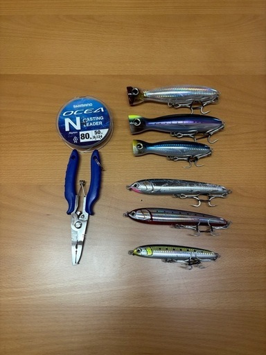 釣具一式、大型青物用